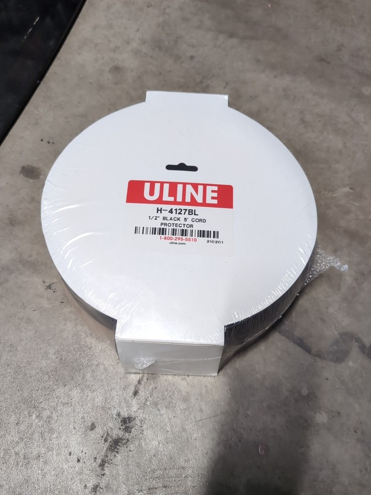 ULINE Cord Protector  - H-4127BL 1/2" BLACK 5' CORD PROTECTOR 