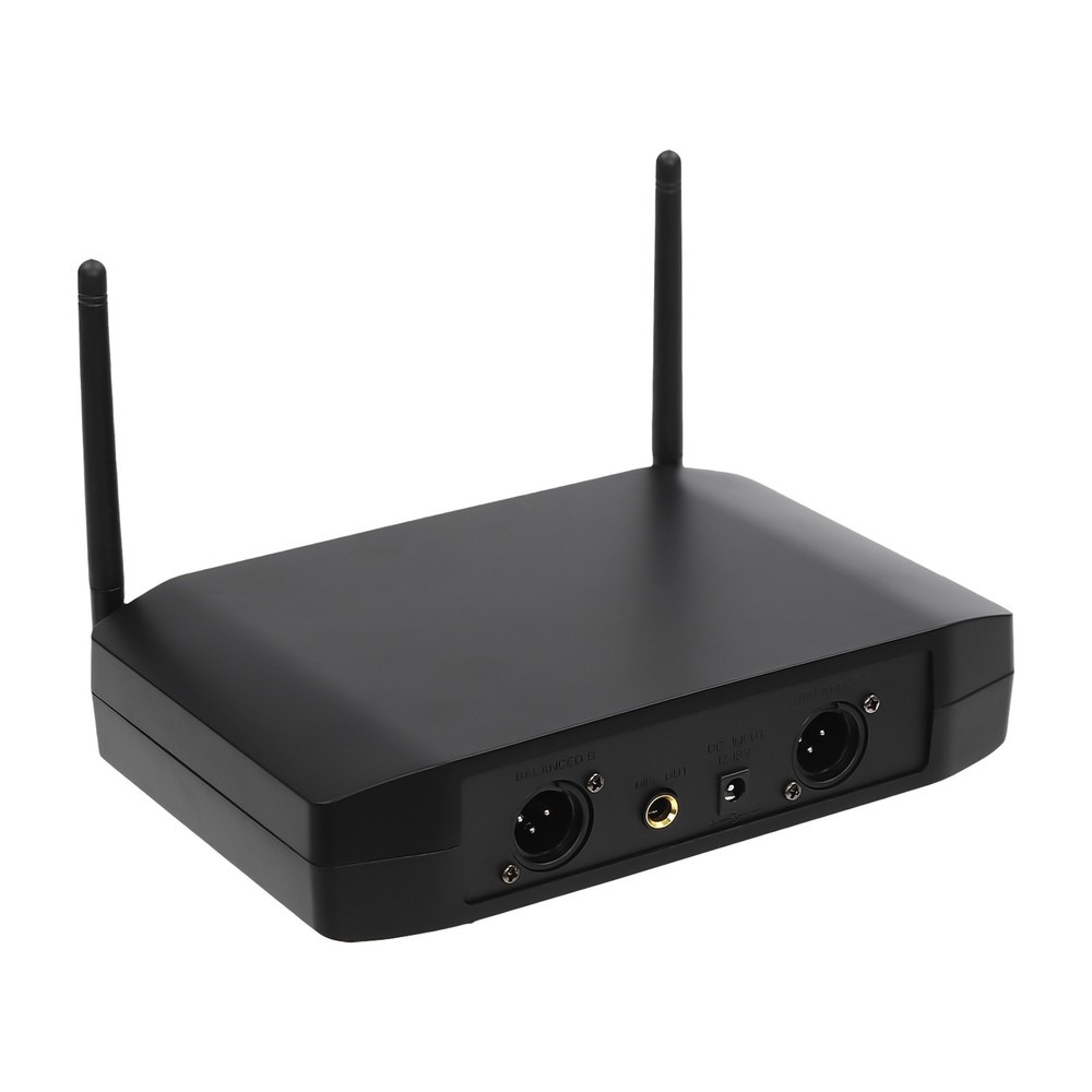 Wireless Microphone System 4 Channel Pro Audio UHF 4 Handheld Dynamic Mic Party