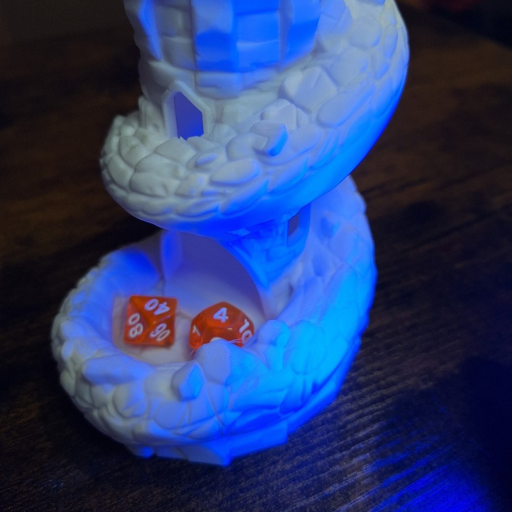 The Basilisk Dice Tower – 3D Printed