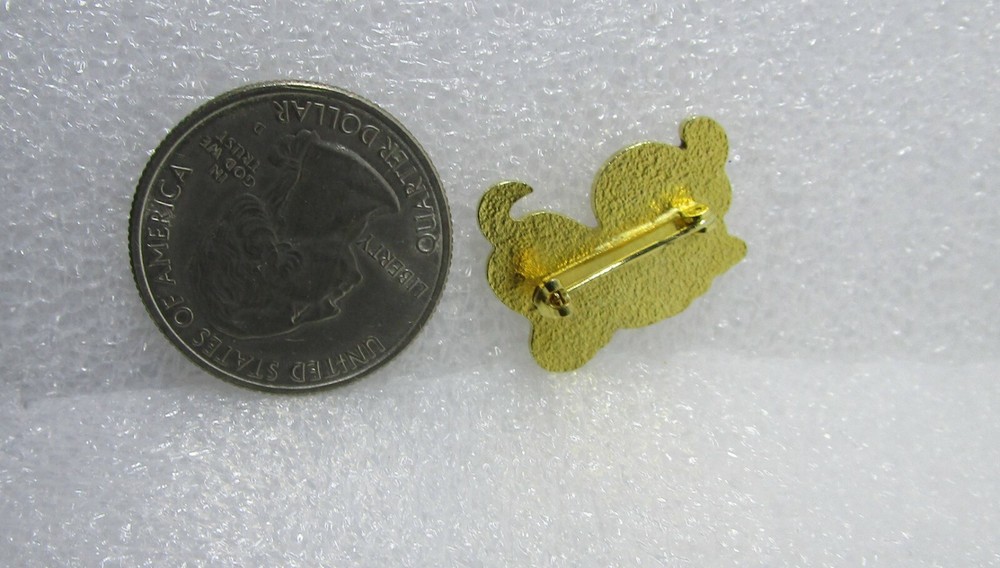 Brown And White Puppy Dog Pin