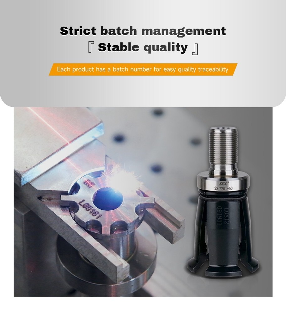 Internal Thread CNC CAT40-OTT 4 Petal Spindle Pull Claw