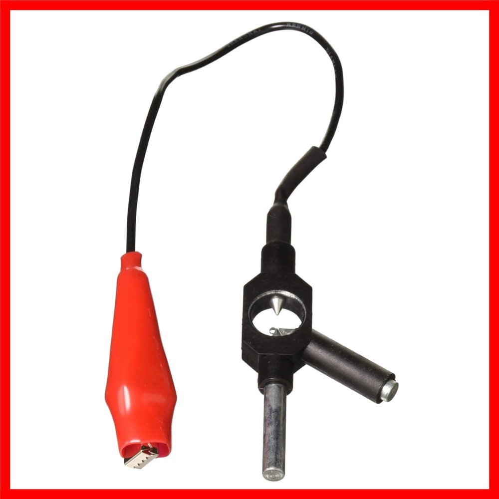 Compact Spark Plug Ignition Tester for Running & Cranking Engines - Black