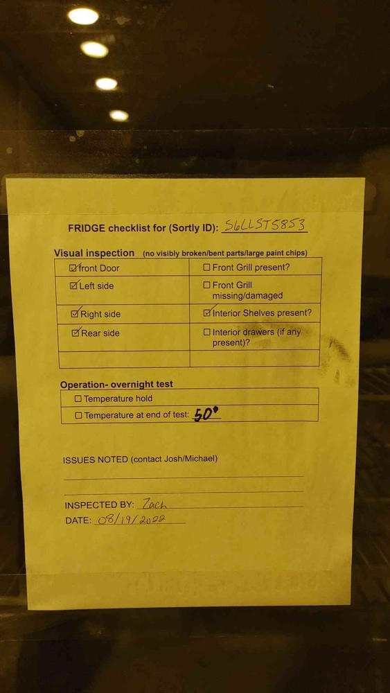 Marvel Scientific 6CAR7018 Undercounter Lab Refrigerator