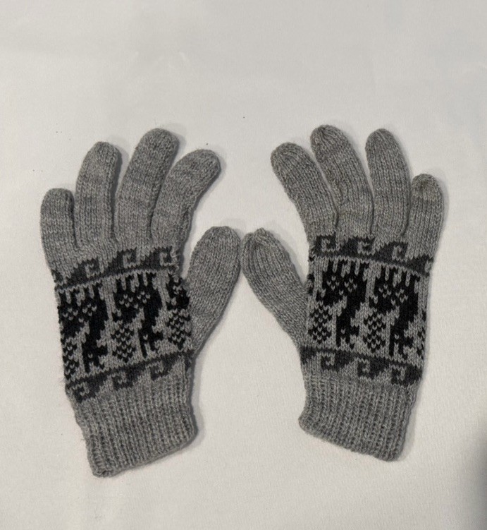 PERU Multicolor Gloves Set for Women y men Winter Patterned
