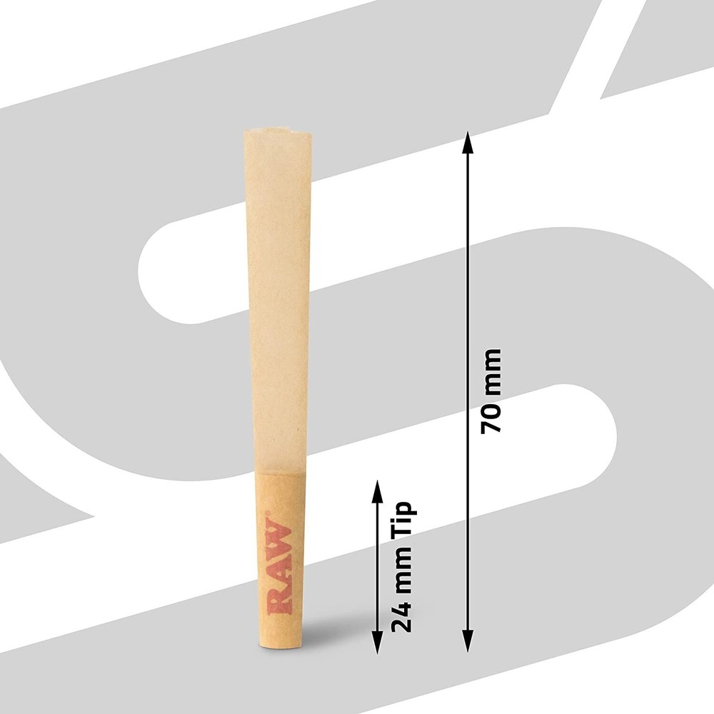 RAW Cones 70/24 Single Size Dogwalker | 50 Pack