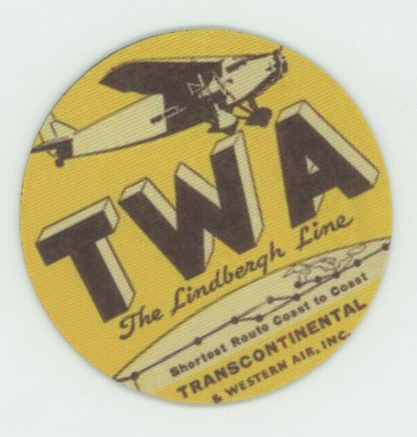 TWA Lindbergh Line COASTER - Transcontinental Airplane