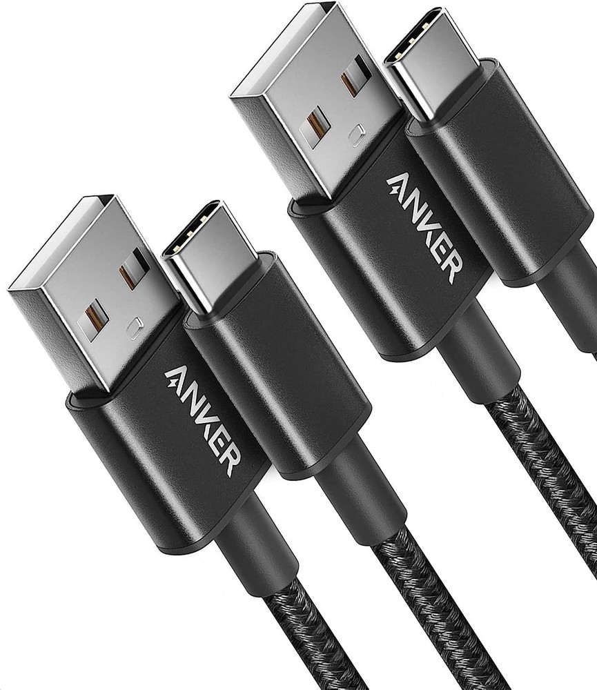 Anker Cable [2 Pack, 3FT], USB A to C for iPhone 17 3ft