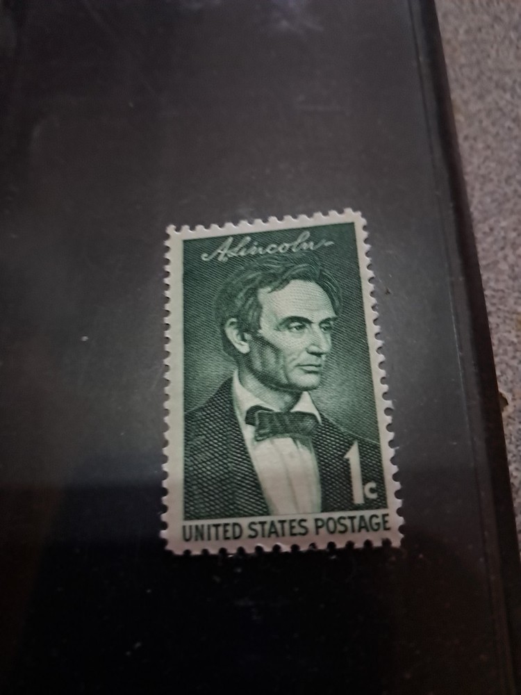 Rare 1 Cent Abe Lincoln stamp