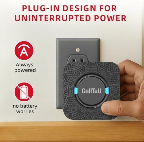 Wireless Caregiver Call Button Alert System for Elderly