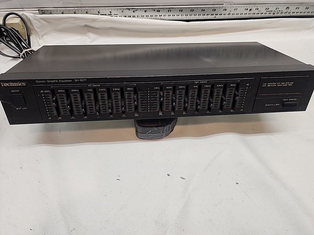 VINTAGE! Technics Stereo Graphic Equalizer SH-8017 WORKS