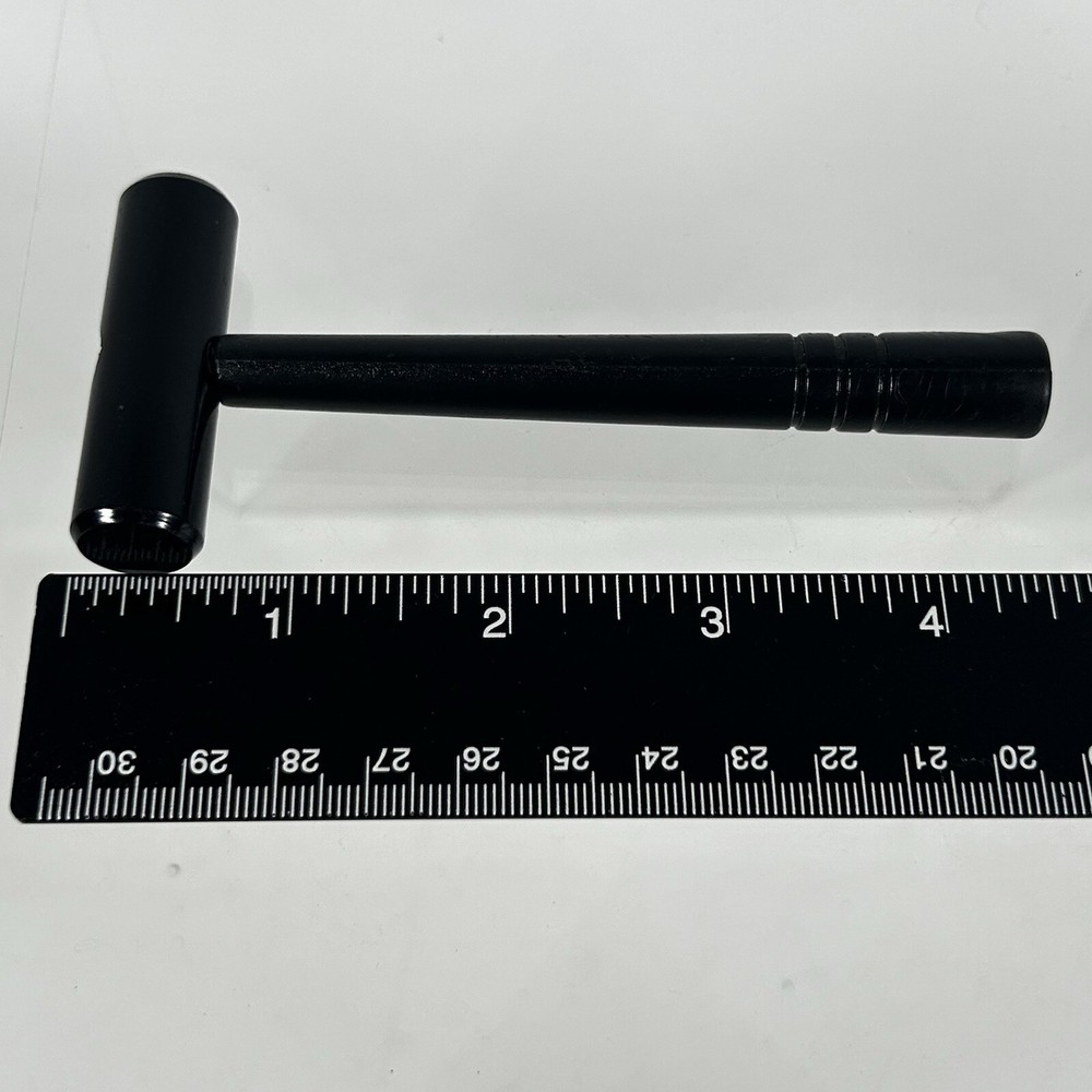 Mini black metal mallet 2oz head and plastic handle 4.5"