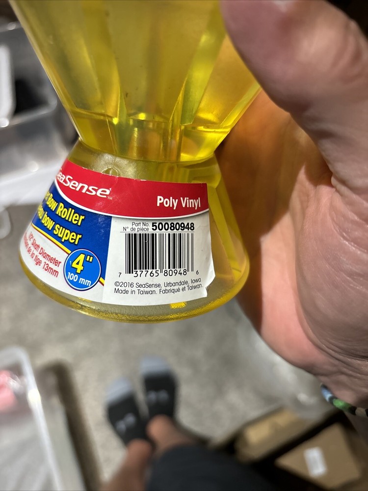 SeaSense Super Polymer Bow Roller, 4-Inch