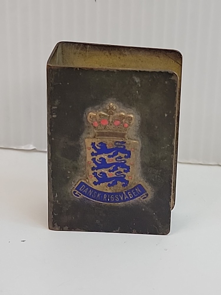 Vintage Denmark Match Box Safe