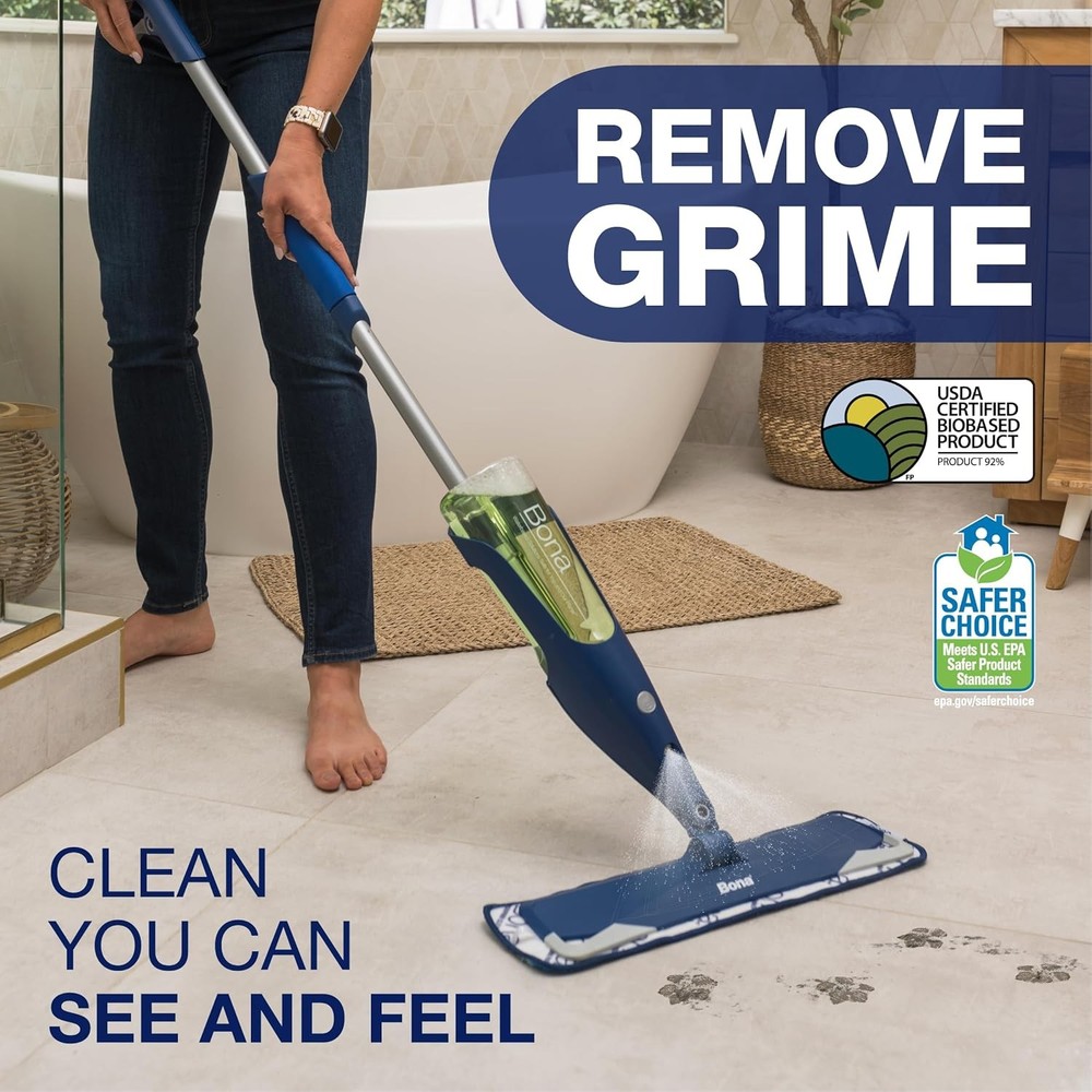 Premium Motion Multi-Surface Floor Spray Mop - Includes Multi-Surface Floor