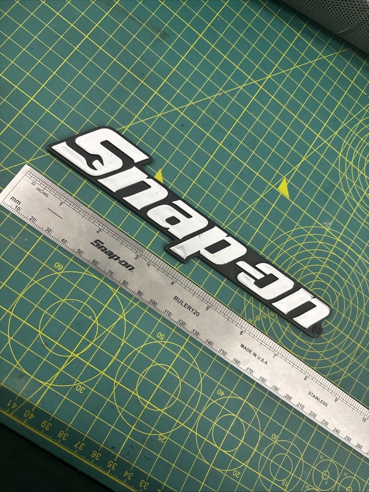 Snap On Tool Box Roll Cab Chest Badge Decal Emblem Used