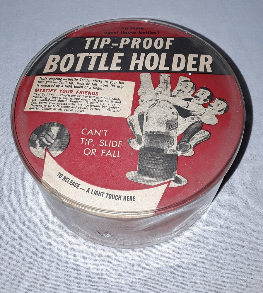 VINTAGE TIP PROOF RUBBER BEER BOTTLE HOLDER