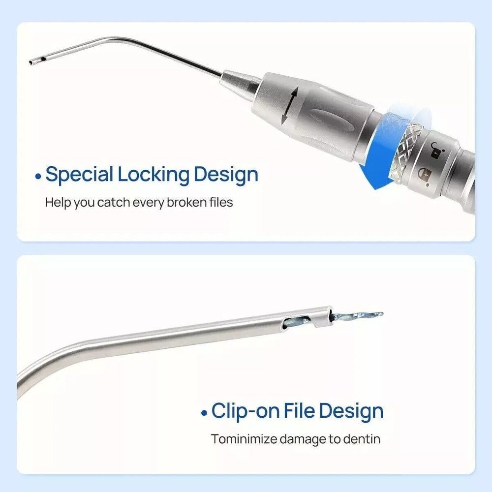 1 Set Endodontic Endo Dental Broken File Removal Extractor System Holder Tools