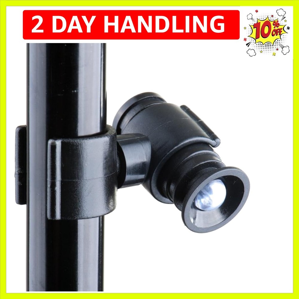 2G- New Improved Adjustable LED Flashlight for Crutches, Canes, & Walkers, He...