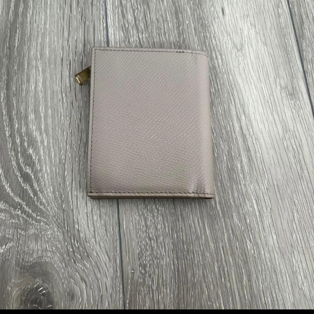 CELINE Two Fold Wallet Gray Item From Japan