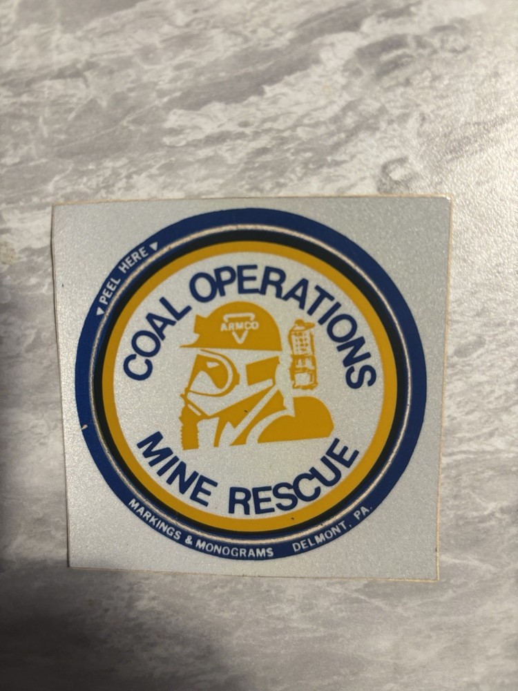coal mining stickers nice older  Coal Company