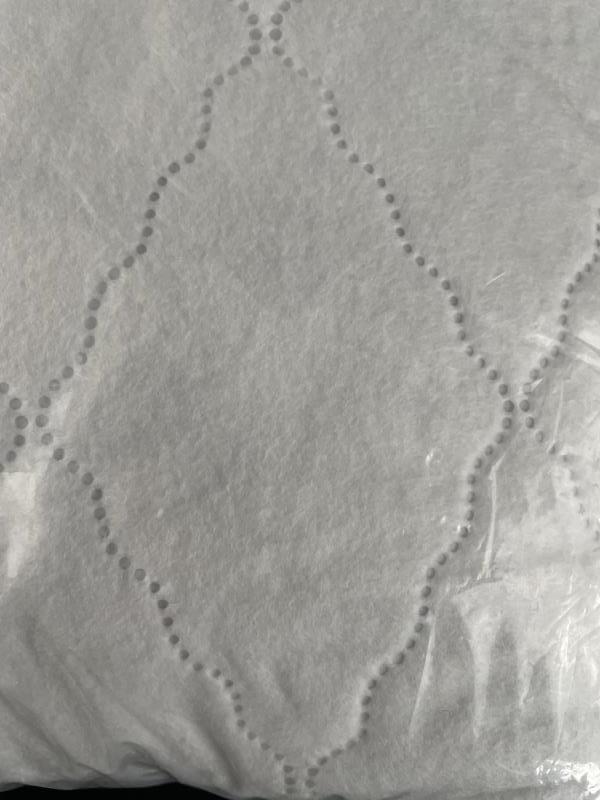 Priva Underpad Mattress Protector Quilted Waterproof White 60 x 80 Polyester New