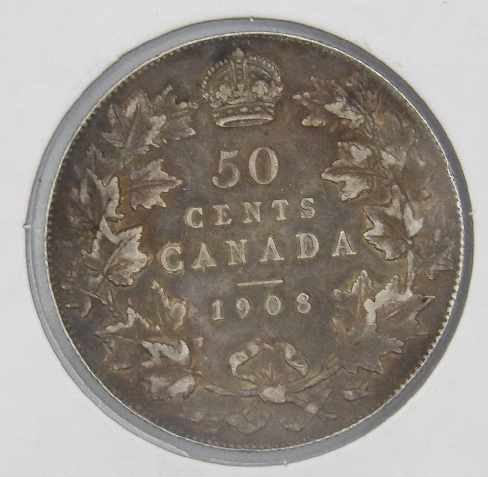 Canada 1908 XF 50 Cents