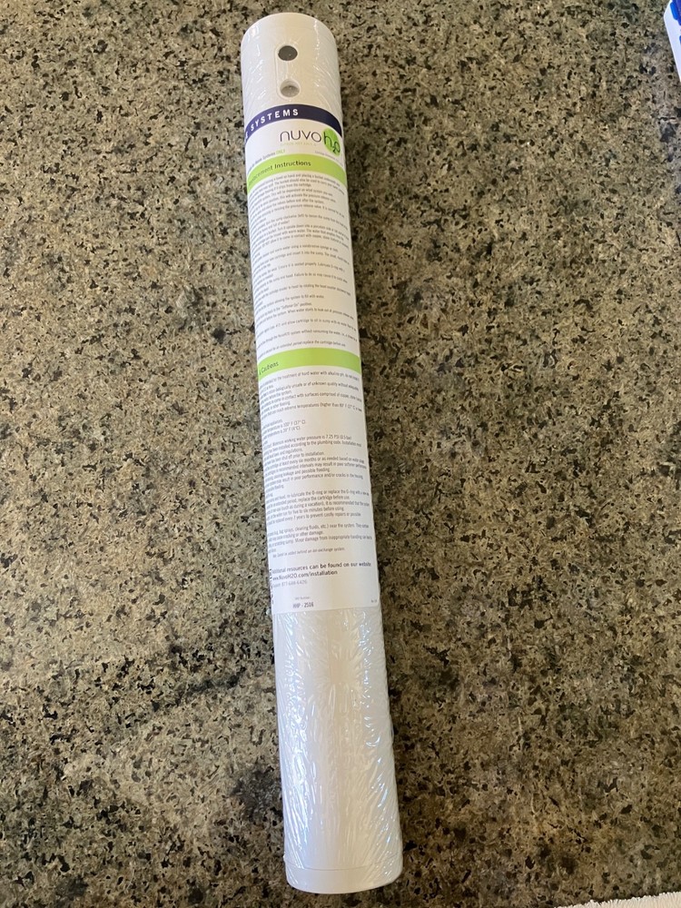 NuvoH2o Home Water Softener Replacement Cartridge HHP-2516 BRAND NEW Sealed!
