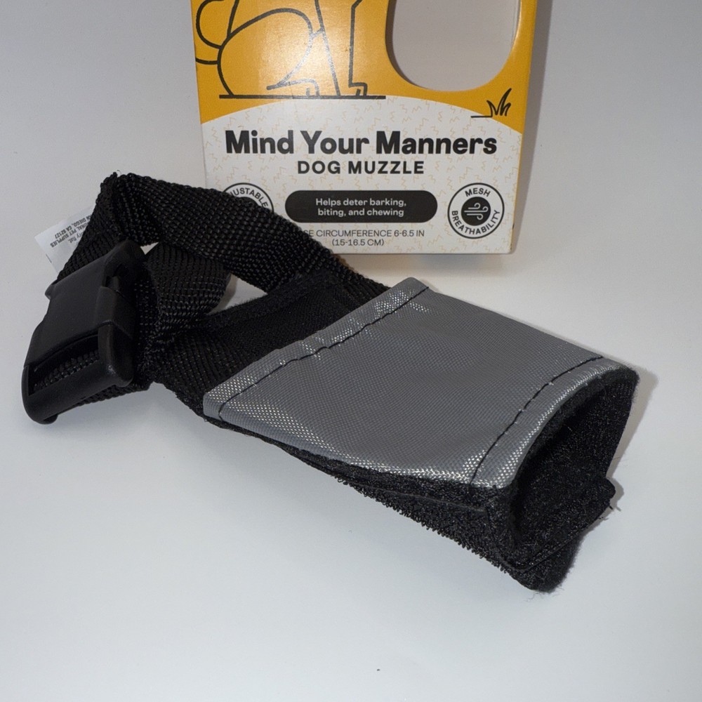 Every Yay SMALL Dog Adjustable Nylon Muzzle with Mesh Breathability