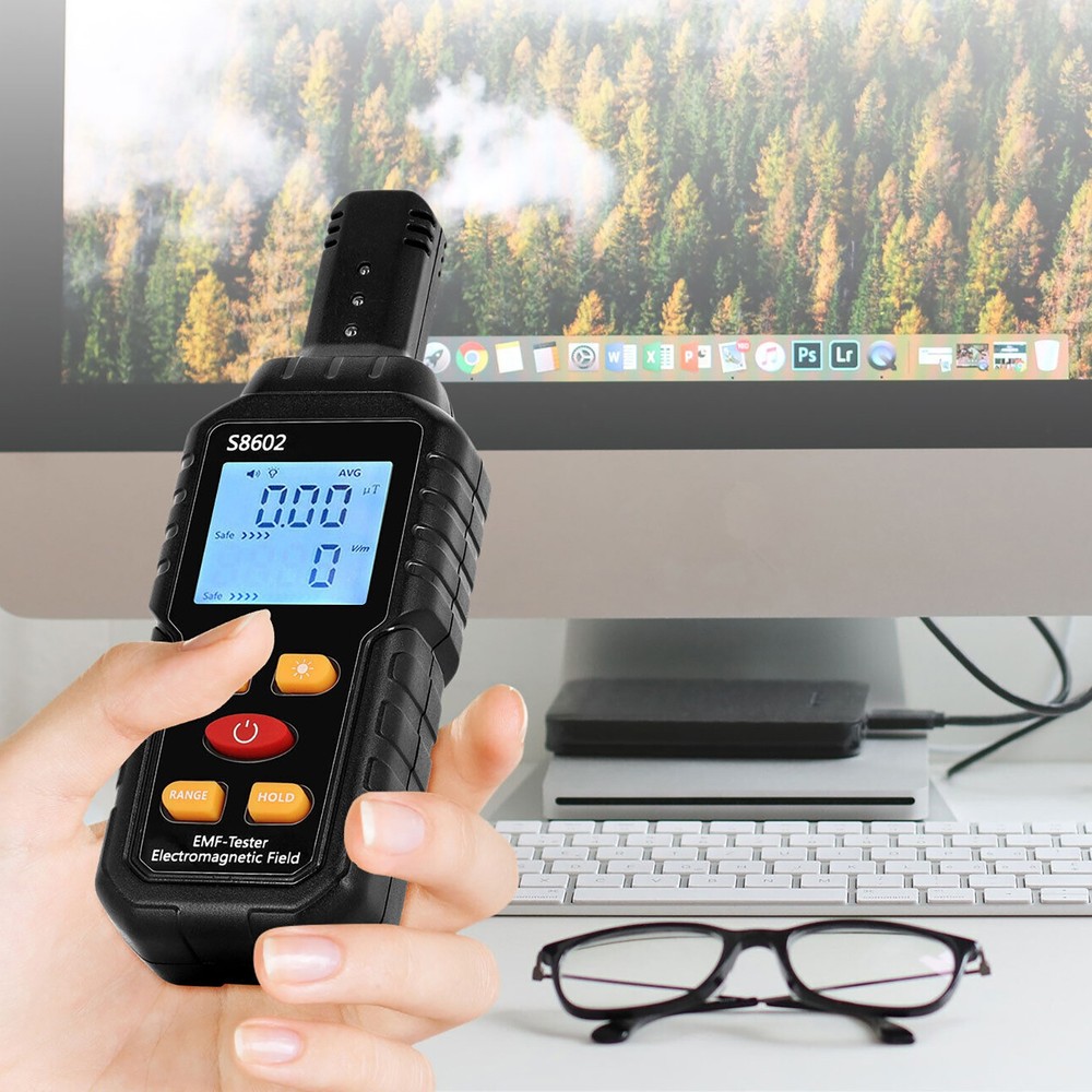 Radiation Detector 3 In 1 Dosimeter  Electromagnetic Tester Tool