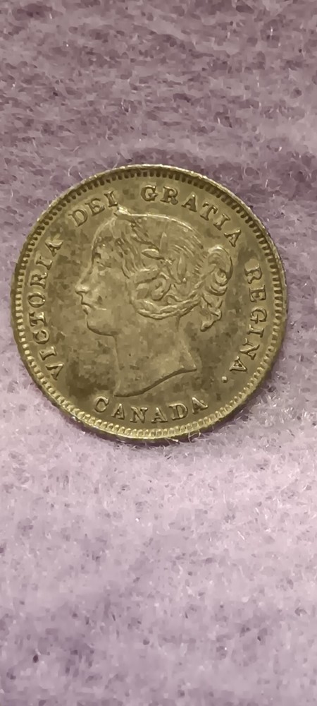 CANADA  ~ 1901 ~ 5 CENTS ~ SILVER ~ CH XF