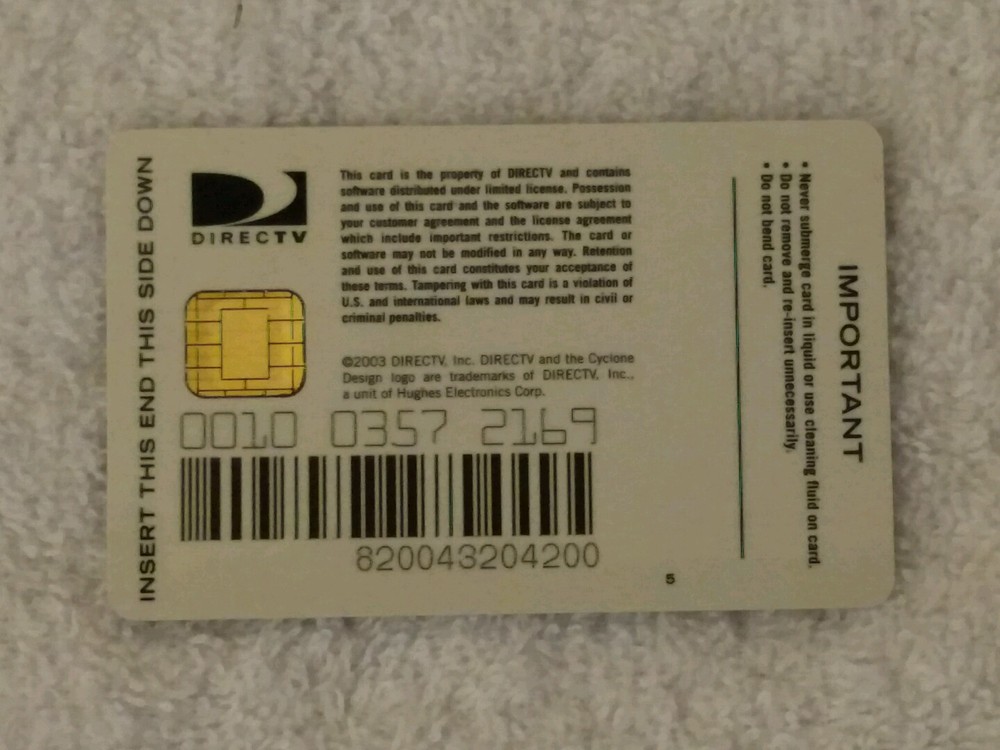 USED RCA DIRECTV RECEIVER MODEL DRD480RE