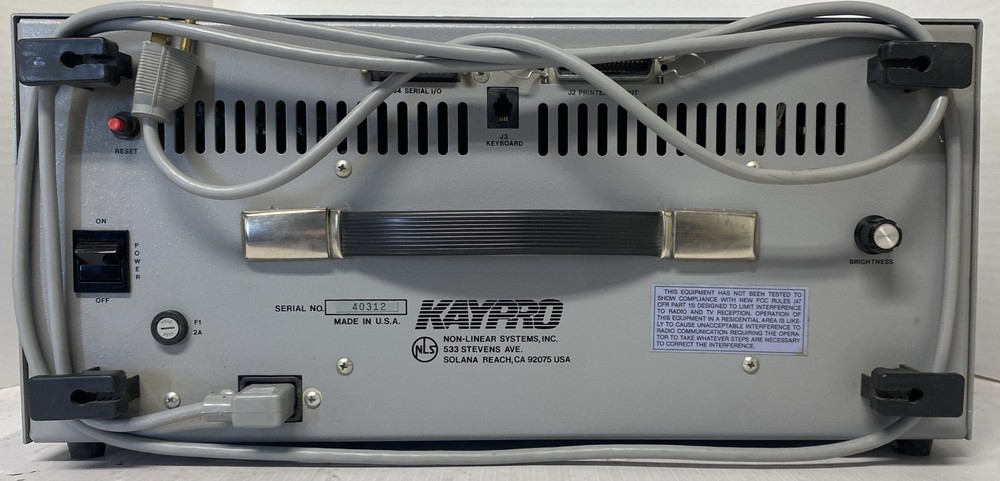Kaypro II Portable CP/M Computer with Keyboard – Powers On to Boot Screen