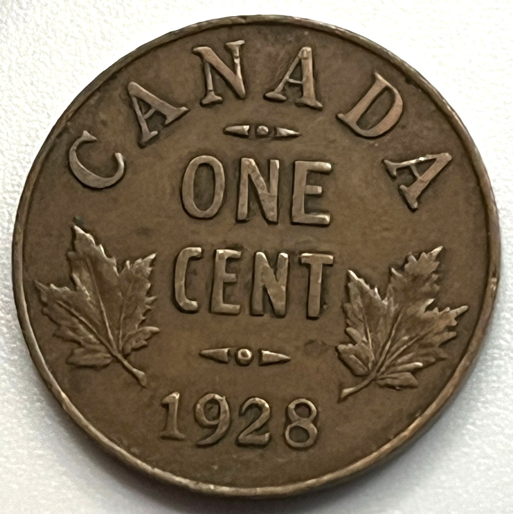 Canada / 1 Cent / 1928 / KM#28 / (03-0001)
