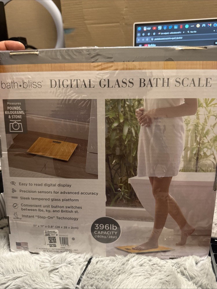 Digital Glass Bath Scale