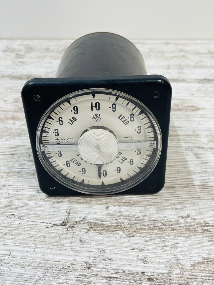 Power Factor Meter 3 phase Lag Lead 230v int res