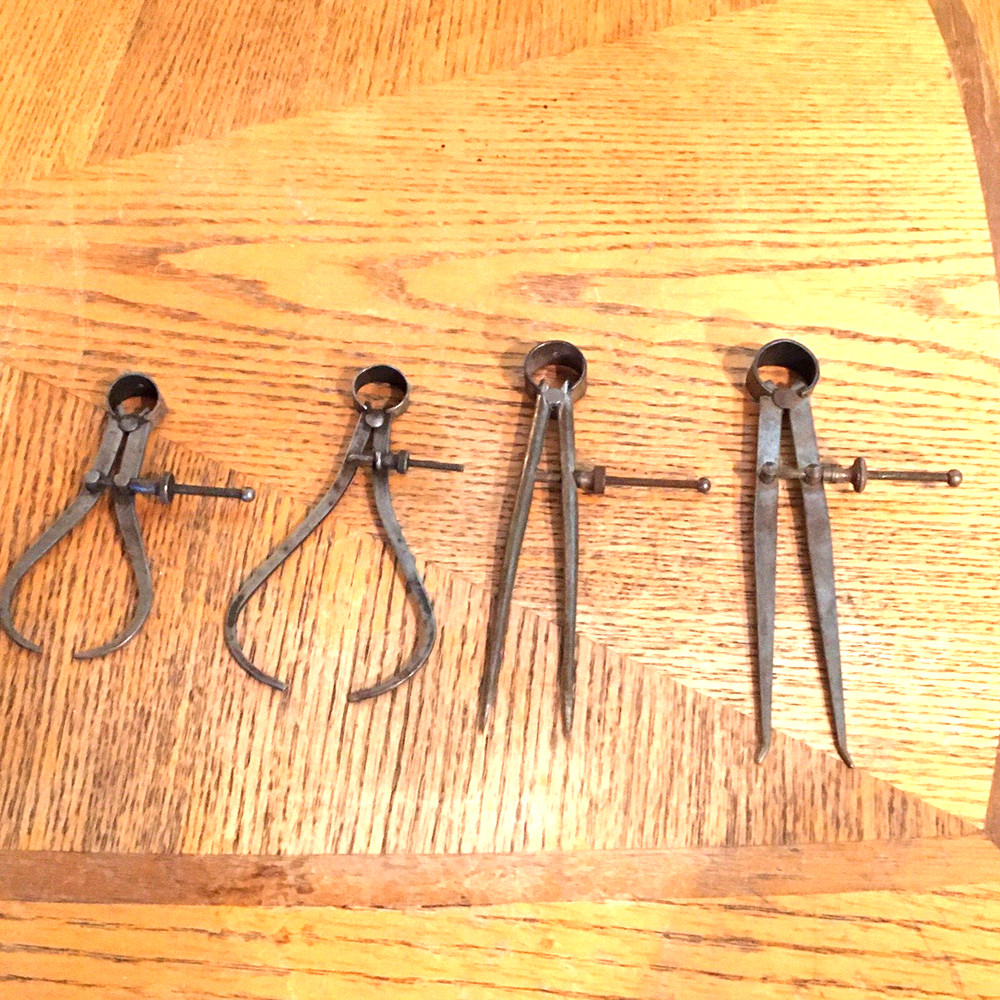 4 ~ Starrett & Miller FALLS Toolmakers Spring Dividers