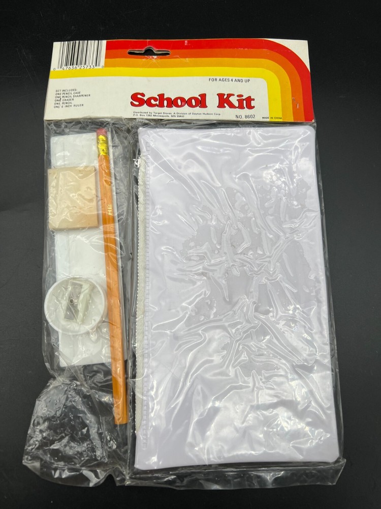 Vintage Target Rainbow School Kit-New in Package