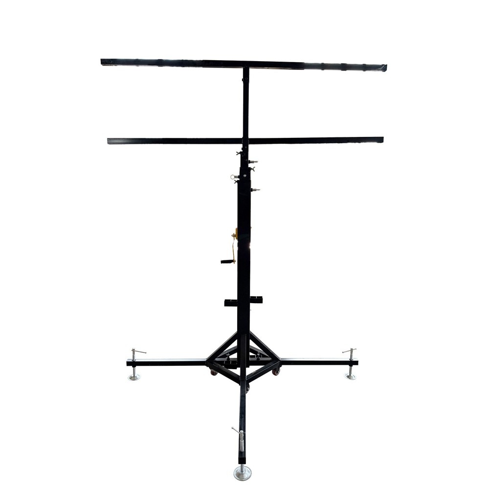 16 Positions Double-Layer 5.9-13Ft Stage Lighting Bracket Stage Light Stand