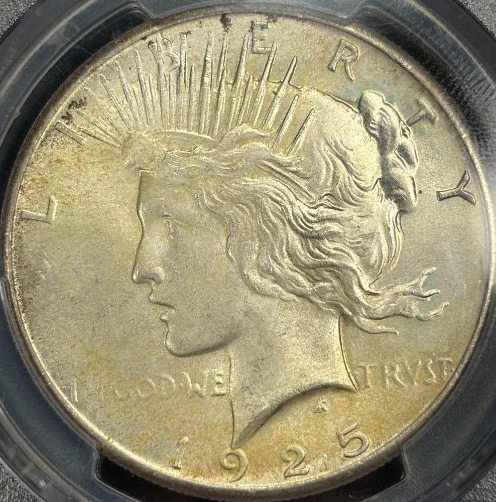 1925 PCGS MS66 Silver Peace $1 - Toned