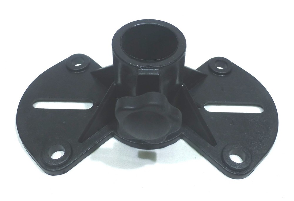 (2) Two Adjustable Pole / Tripod Speaker Stand with Universal Mounting Base.