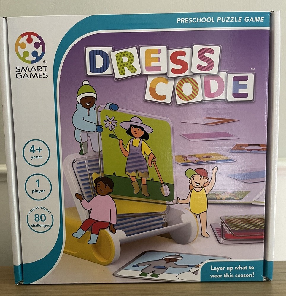 SmartGames Dress Code Stacking Game with 80 Challenges for Kids Ages 4 +