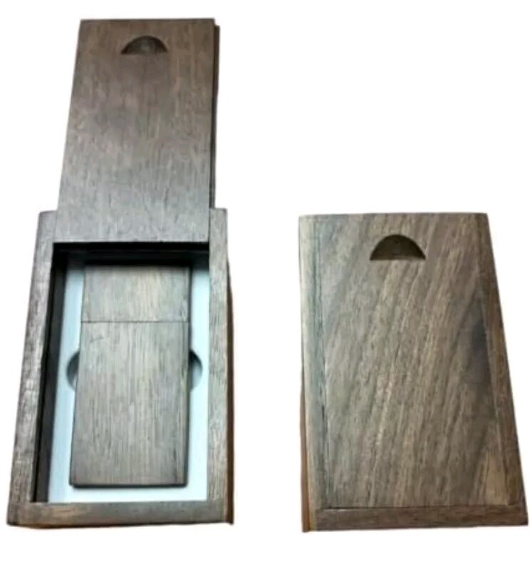USB 2.0 64GB-Wood with case