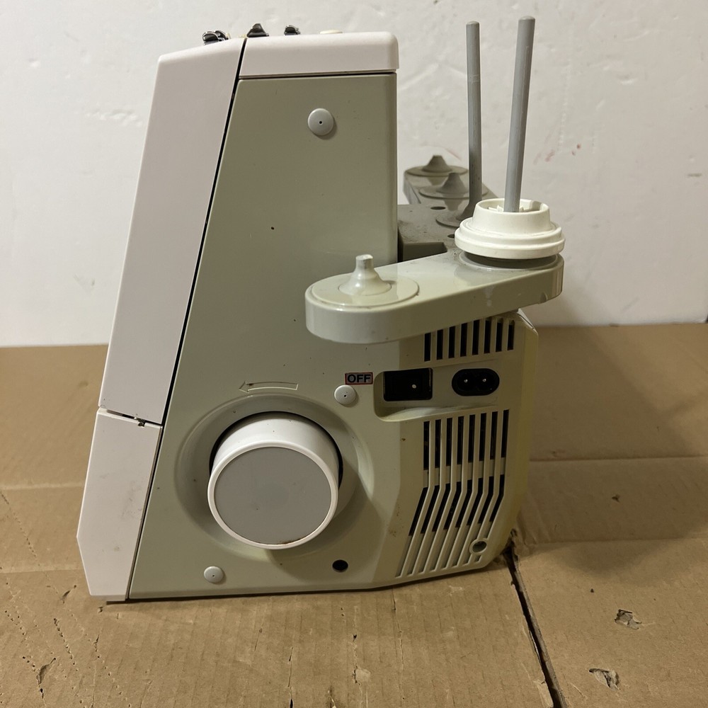 Elna lock PRO 5 DC SERGER SEWING MACHINE complete working