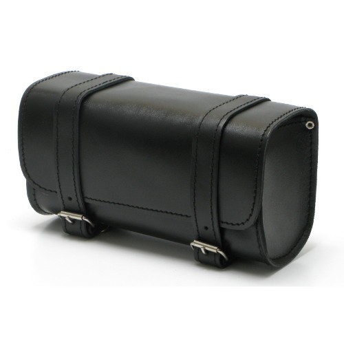 Motorcycle Handlebar Leather Tool, Fork, Luggage Bag, 120 cu in. Capacity