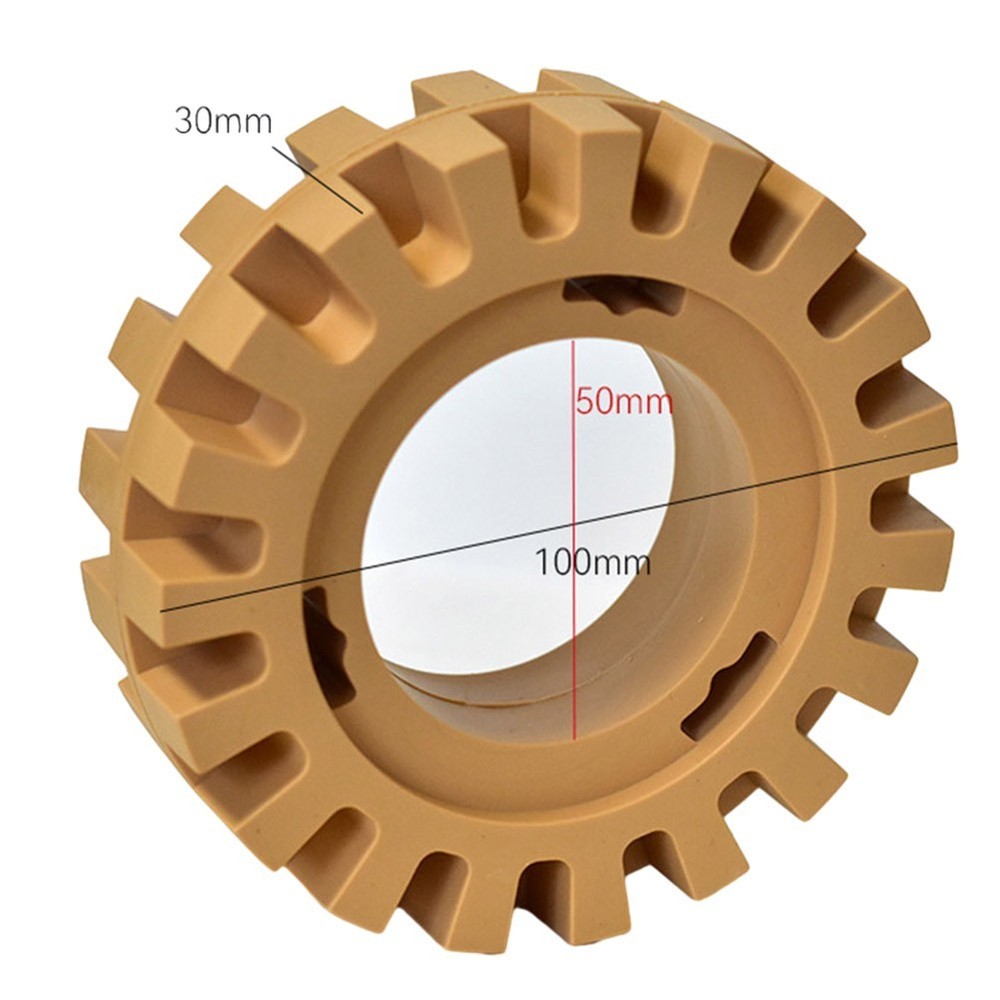 Rubber Wheel Decal Remover Efficiently Remove Vinyl Graphics and Stripe Tape
