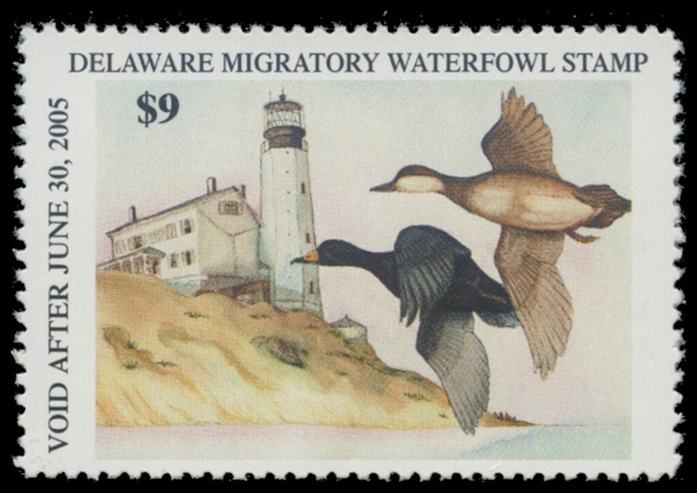 2004  Delaware State Duck Stamp Mint Never Hinged. Original Gum