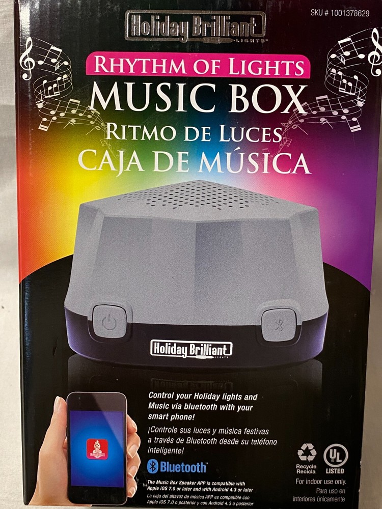 Christmas Tree Musical & Light String Music Box Control via Bluetooth Phone Apps