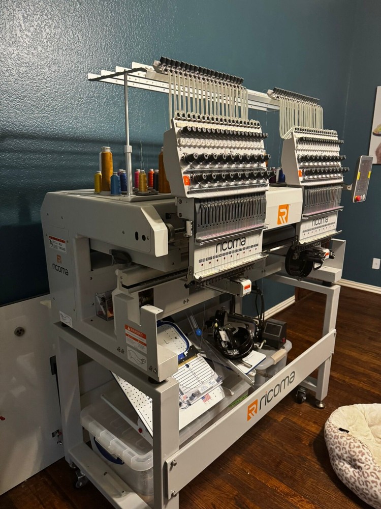 2 head Embroidery machine