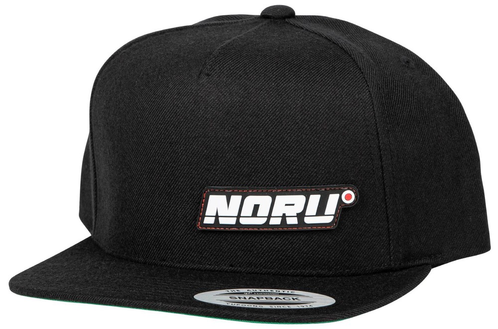Noru Logo Snapback Hat Black
