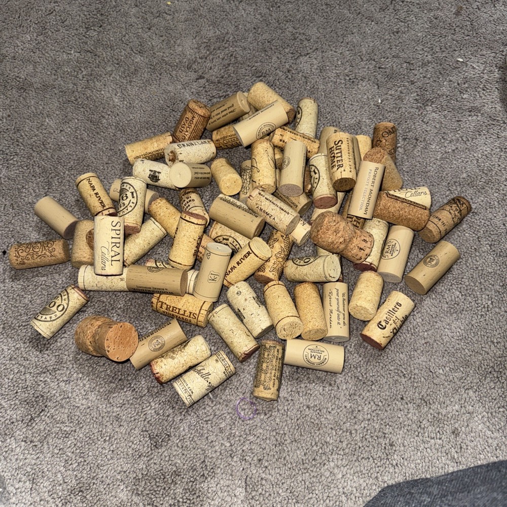 78 Wine Bottle Corks Assorted Sizes
